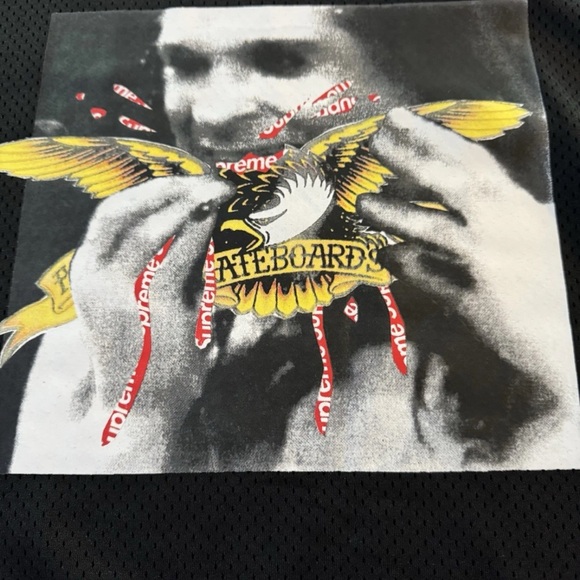 Supreme‎ ANTIHERO Ozzy Hockey Jersey Size Large Shirt Pullover black L New - Picture 3 of 8